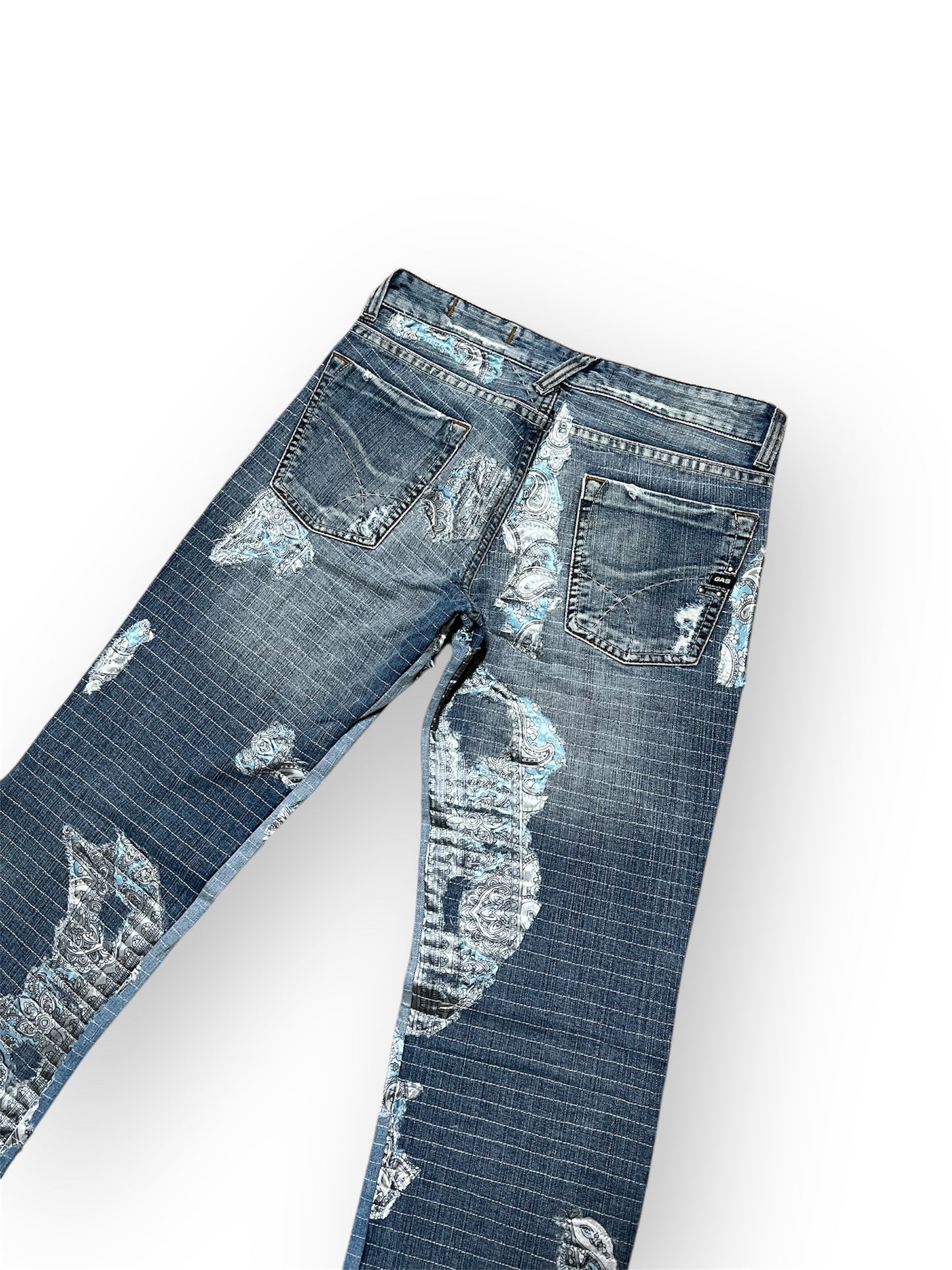 Jeans - “BORO FOULARD”