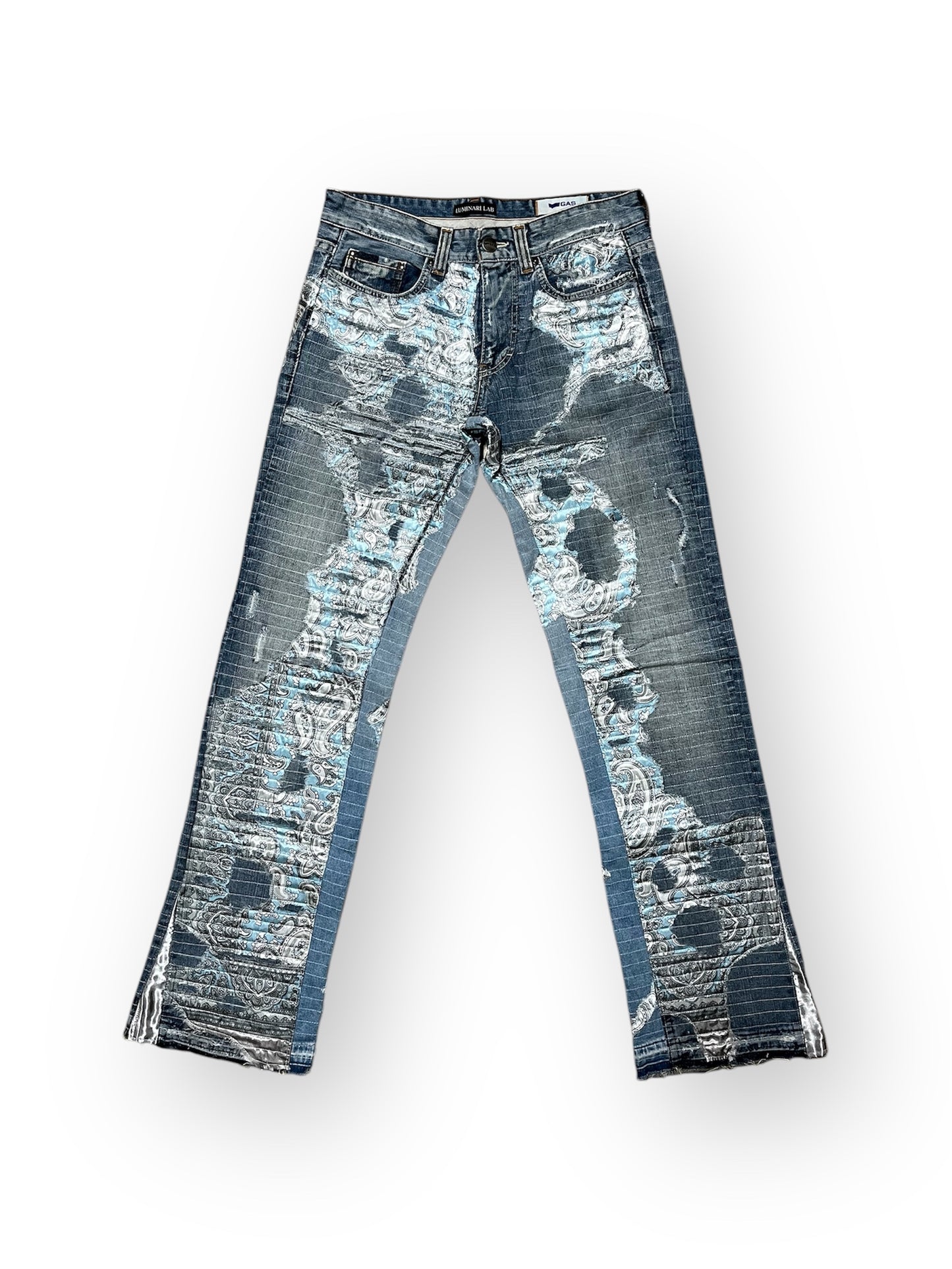 Jeans - “BORO FOULARD”