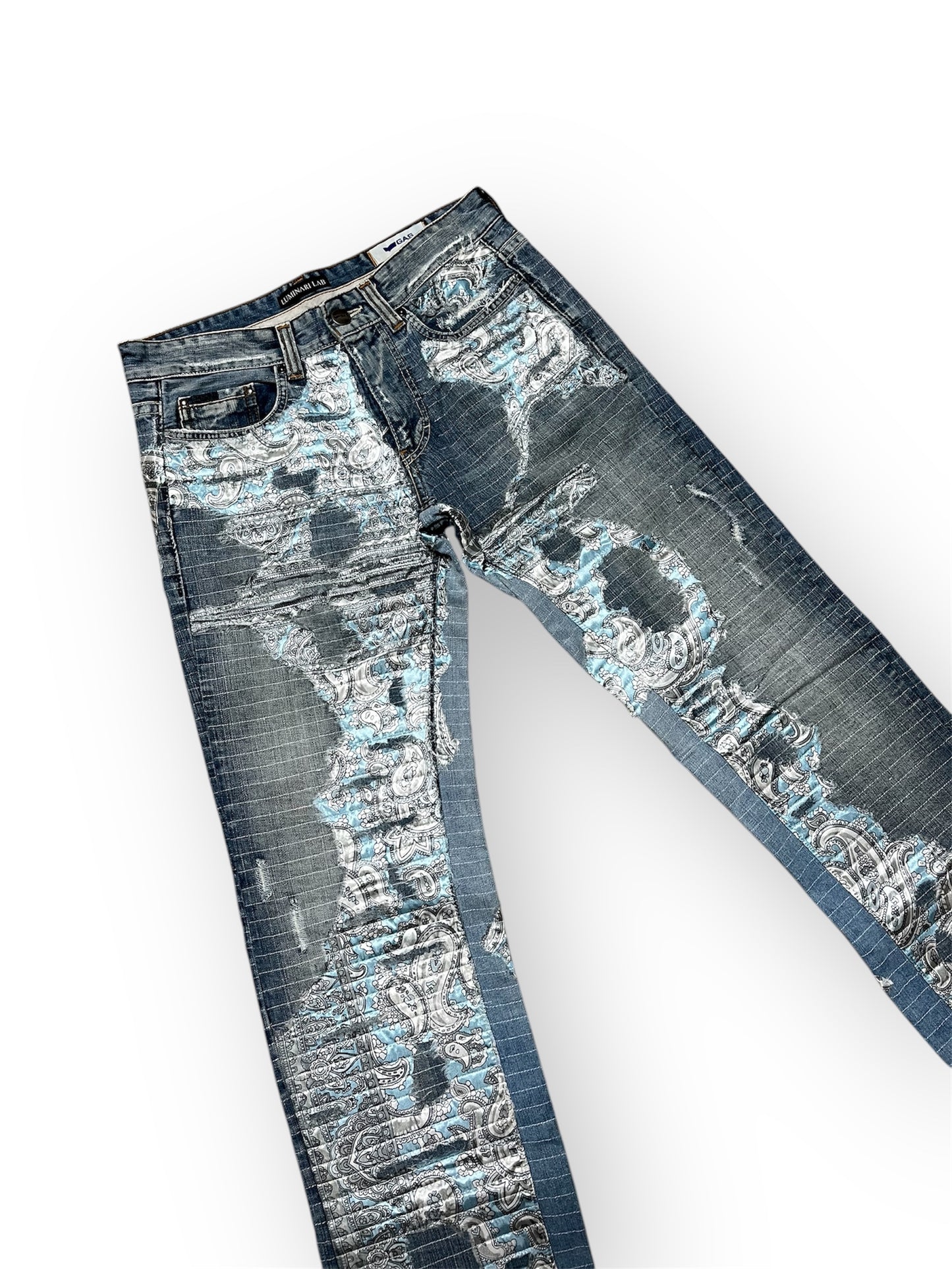 Jeans - “BORO FOULARD”