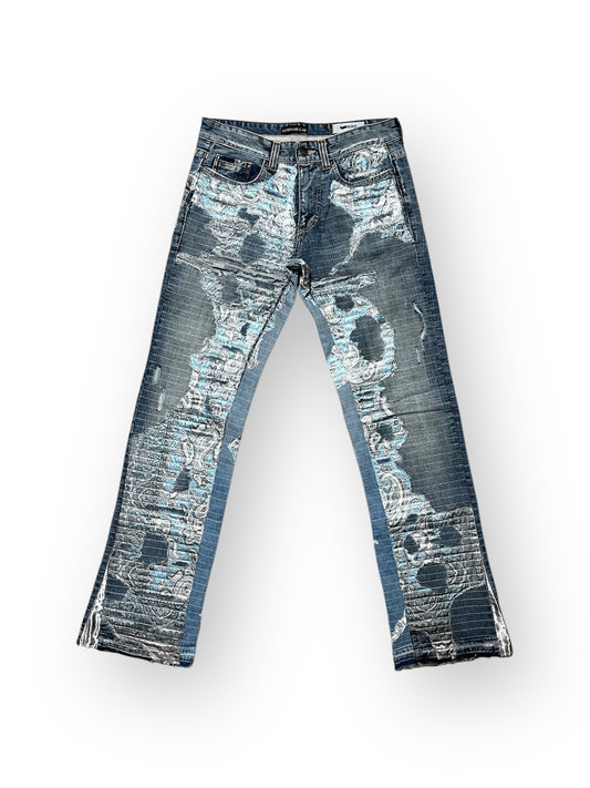 Jeans - “BORO FOULARD”